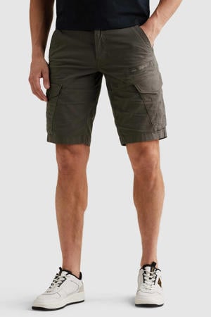 tapered cargo short antraciet