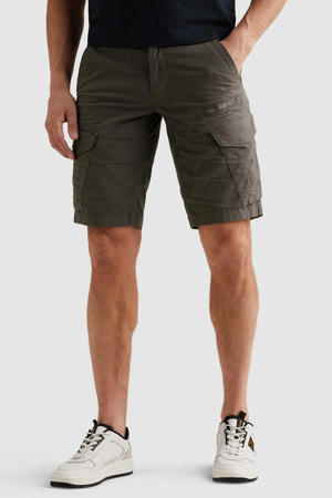 tapered cargo short antraciet