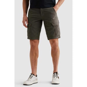 tapered cargo short antraciet