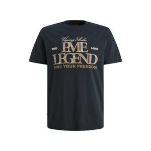 regular T-shirt antraciet