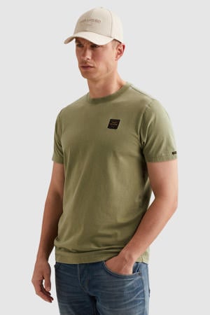 regular fit T-shirt - mosgroen