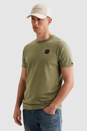regular fit T-shirt - mosgroen