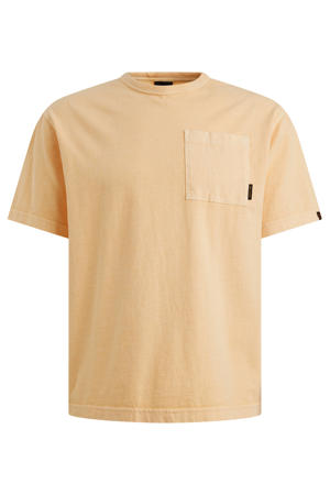 relaxed T-shirt geel
