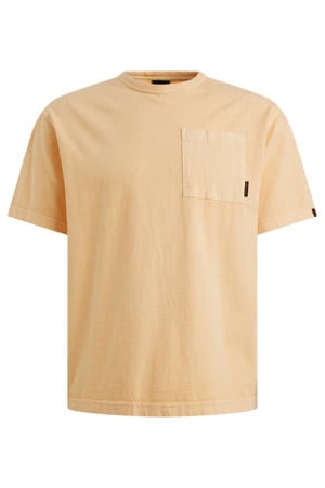 relaxed T-shirt geel