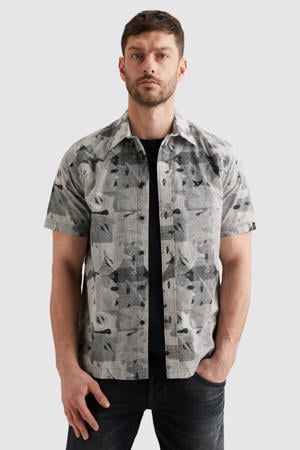 regular casual overhemd grijs