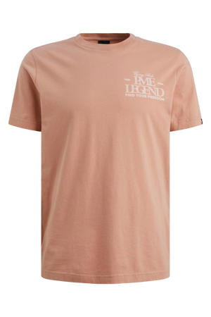 regular T-shirt koraalrood