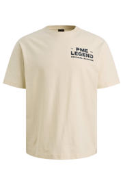 thumbnail: PME Legend regular fit T-shirt met backprint - ecru