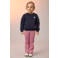 KIDS ONLY MINI flared gebloemde broek - roze