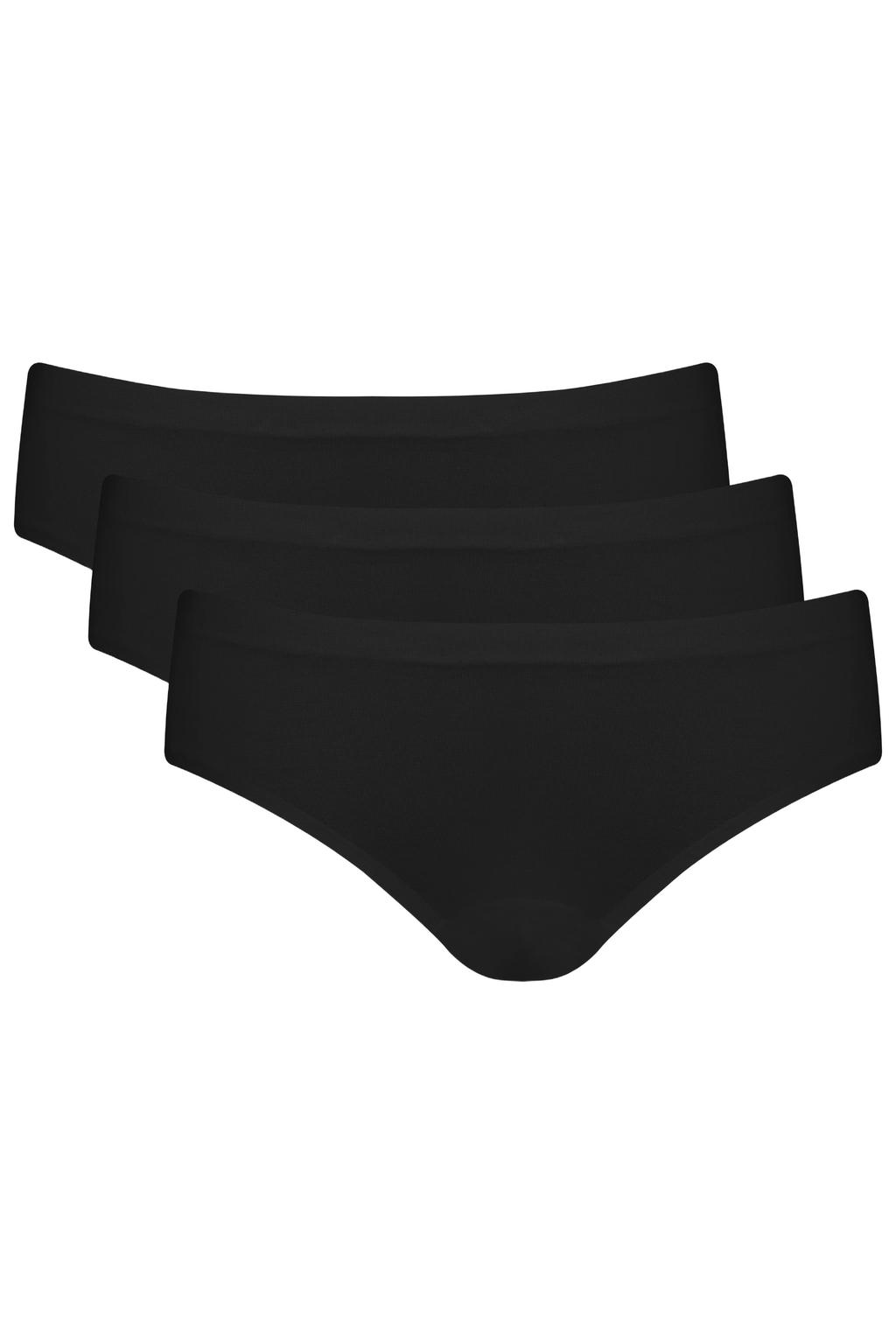 MAGIC Bodyfashion seamless slips - zwart (set van 3)