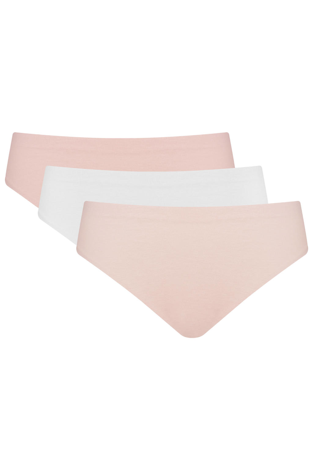 MAGIC Bodyfashion seamless strings - roze/wit (set van 3)
