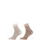 Marcmarcs sokken Trix - set van 2 beige/ecru