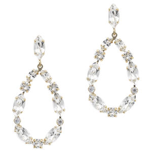 gold plated oorbellen Jane