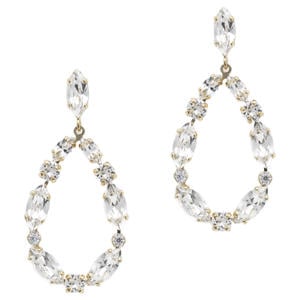 gold plated oorbellen Jane