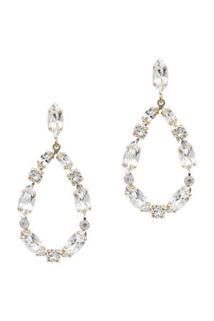 gold plated oorbellen Jane