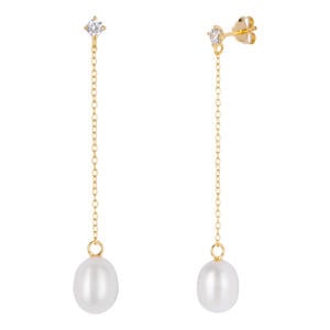 gold plated oorbellen Ashley