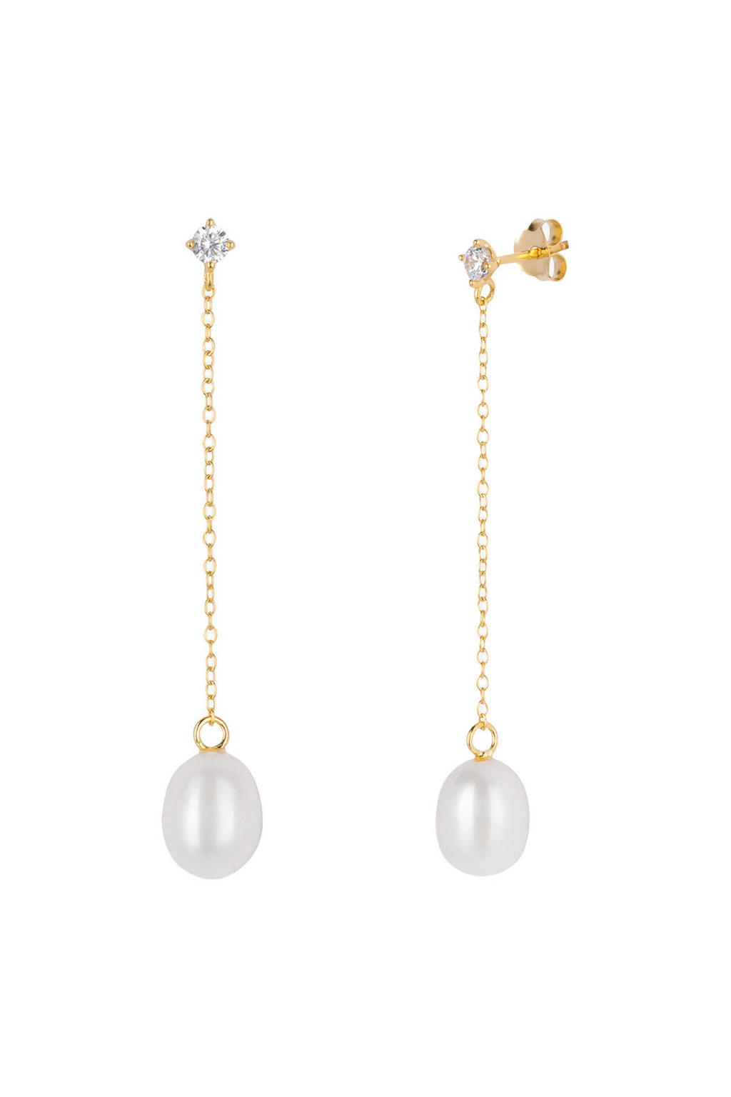 Abrazi gold plated oorbellen Ashley