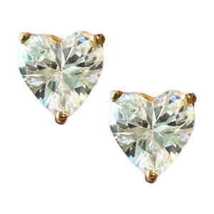 gold plated oorbellen Paris Crystal
