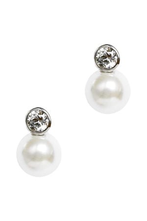 silver plated oorbellen Bethany
