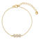 Abrazi gold plated armband Amalia