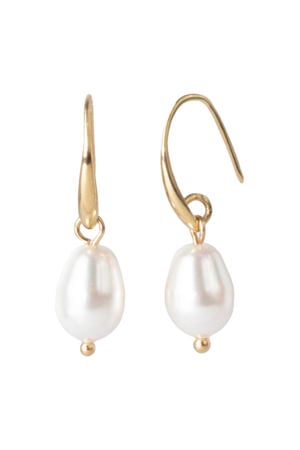 gold plated oorbellen Julie