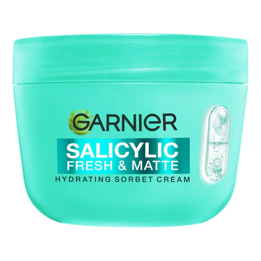 Garnier Skinactive Salicylic Fresh & Matte Hydraterende Sorbet Crème - 85ml