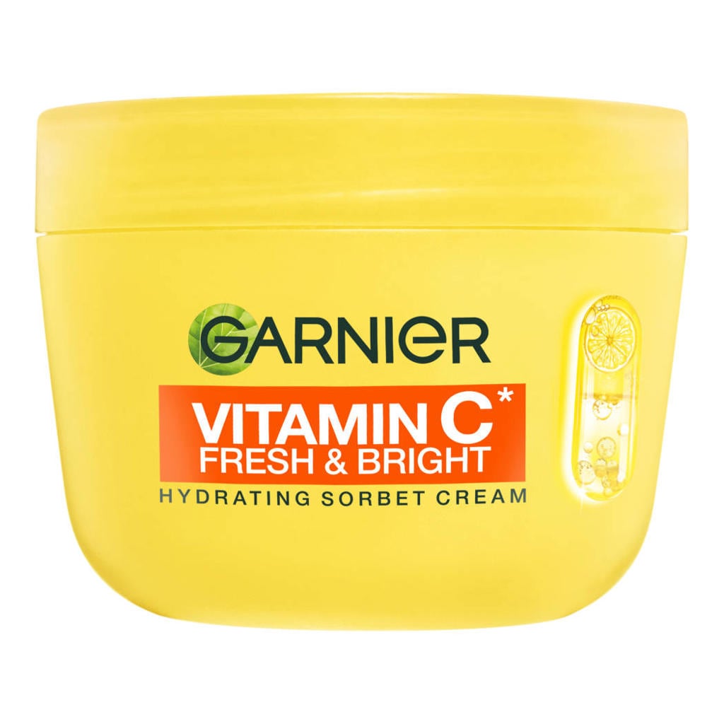 Garnier Skinactive Vitamine C* Fresh & Bright Hydraterende Sorbet Crème - 85ml