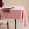 NOUS Living katoenen tafelkleed Liva 250x150 cm - roze