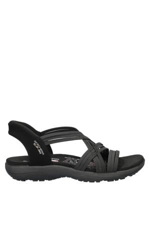 Hands Free Slip-Ins Reggae Slim sandalen zwart