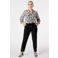 MS Mode tapered high waist broek zwart