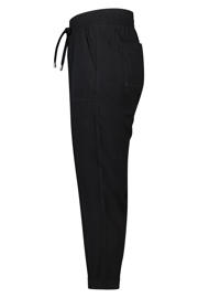 thumbnail: MS Mode tapered high waist broek zwart