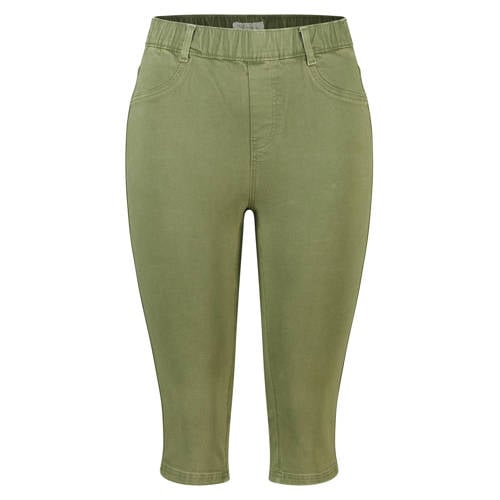 MS Mode capri jeans groen