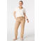 MS Mode tapered high waist broek camel