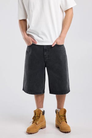 baggy short black denim