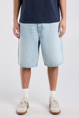 denim baggy short blauw