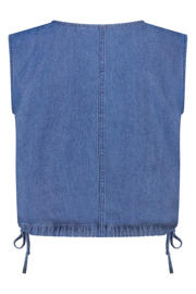 thumbnail: America Today denim top blauw