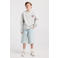 America Today sweater lichtgrijs
