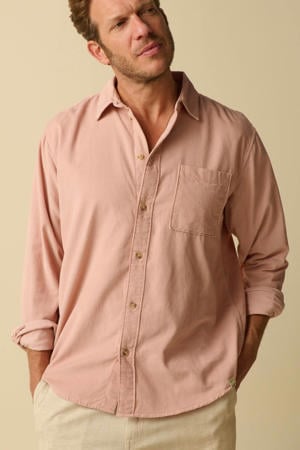 regular casual overhemd lichtroze