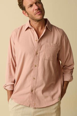 regular casual overhemd lichtroze