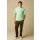 Sissy-Boy regular T-shirt met backprint groen