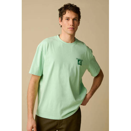 Sissy-Boy regular T-shirt met backprint groen afbeelding