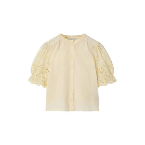 Sissy-Boy blousetop lichtgeel broderie afbeelding