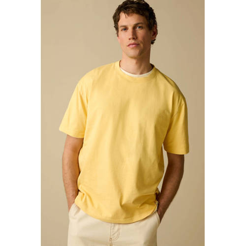 Sissy-Boy regular T-shirt met backprint geel afbeelding