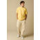 Sissy-Boy regular T-shirt met backprint geel