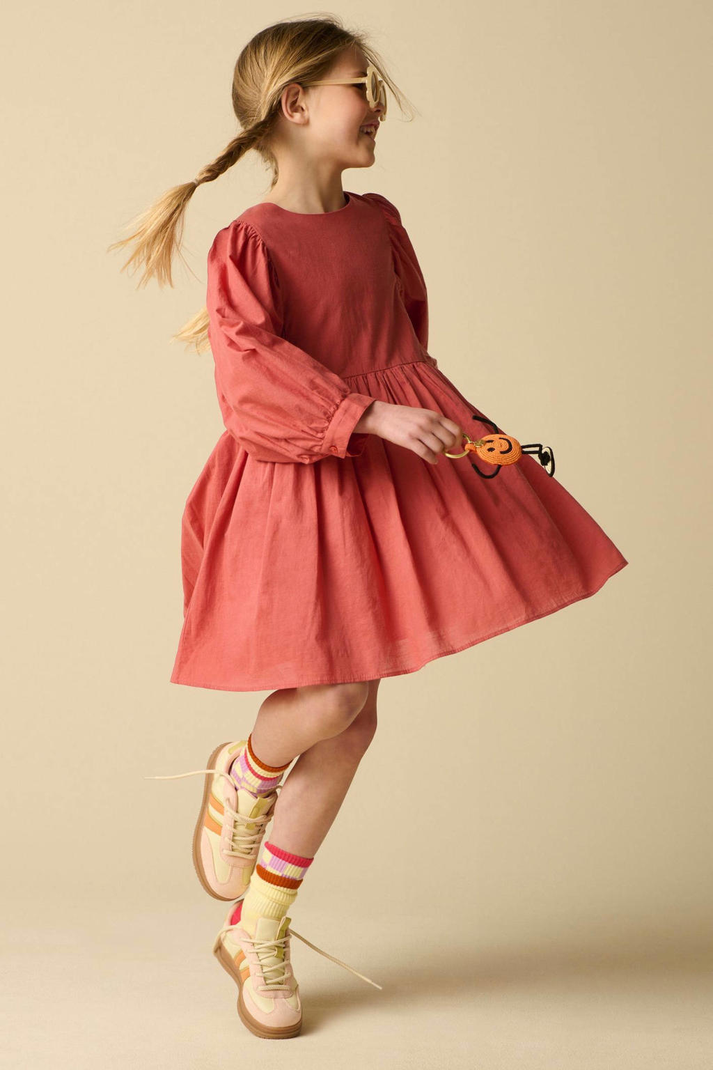 Sissy-Boy blousejurk koraalrood