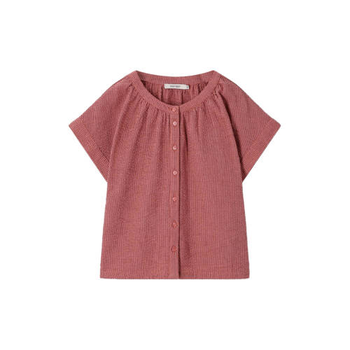 Sissy-Boy blousetop met krijtstreep donkerrood afbeelding
