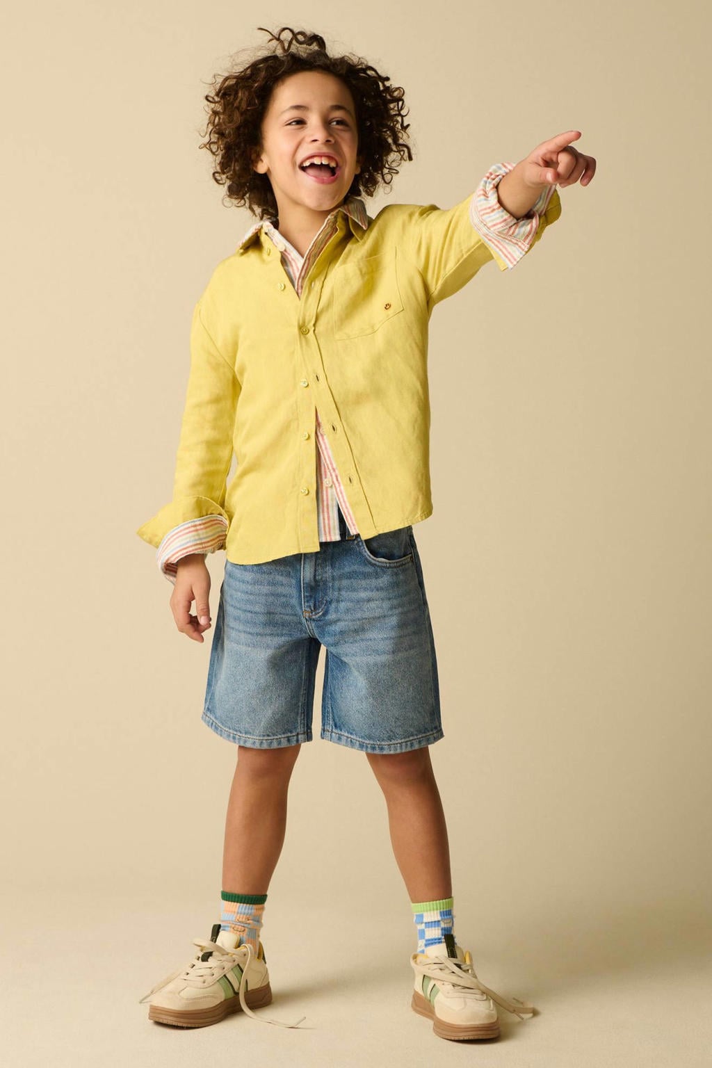 Sissy-Boy casual overhemd geel