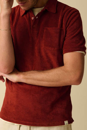 regular polo donkerrood