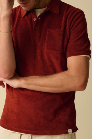 regular polo donkerrood