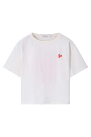T-shirt met backprint wit