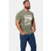 Jan Vanderstorm +FIT Collectie regular T-shirt RASIK olijfgroen